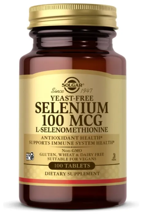 Selenium Yeast-Free 100mcg - 100 tabs
