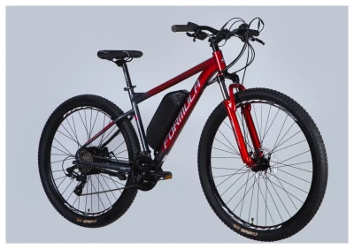 Велосипед з електроприводом 29" AL Formula eF-1 DD CS рама-18,5" 48B 12.5А*г 500Вт червоно-сріблястий YS 9018 2025