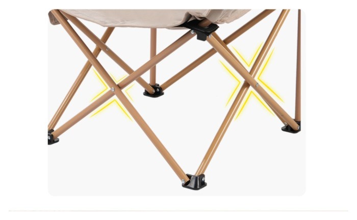 Складной стул BRS-Y01B, бежевый