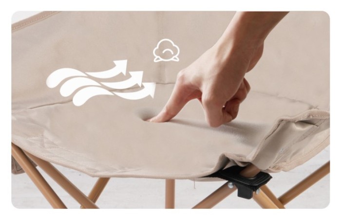 Складной стул BRS-Y01B, бежевый