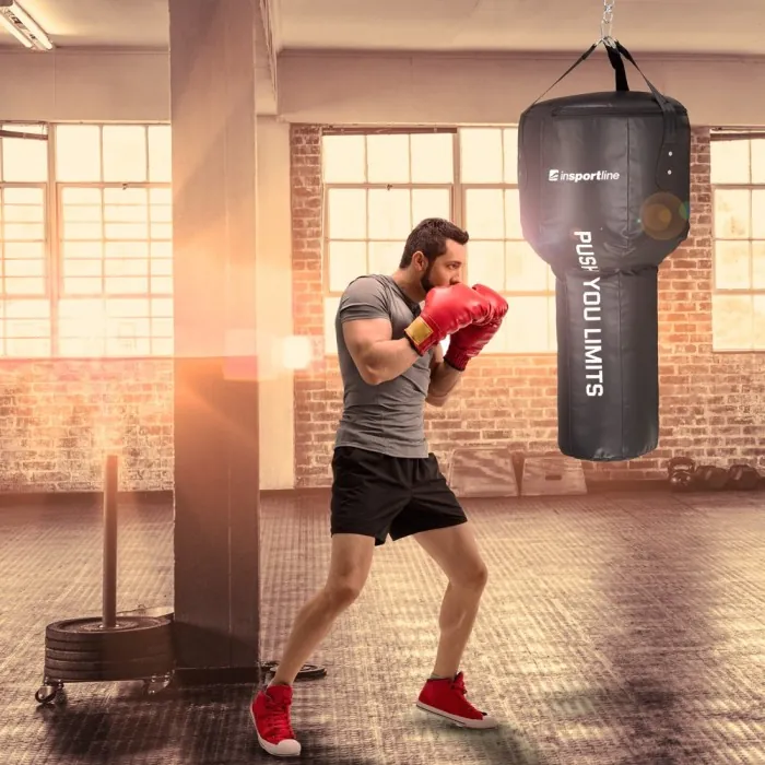 Мешок боксерский MMA inSPORTline Konor 33 кг, черный