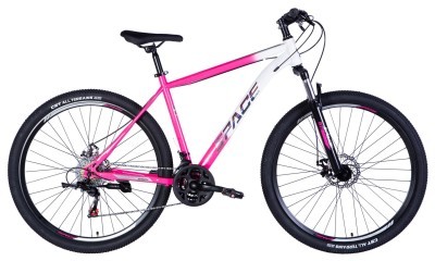 Велосипед ST 29" SPACE MARS DD FR рама-20" розово-белый 2025