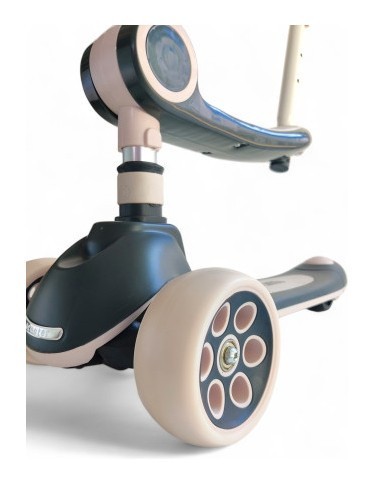 Дитячий самокат з сидінням та батьківською ручкою 3 в 1 Scooter Dream M3, укр, укр