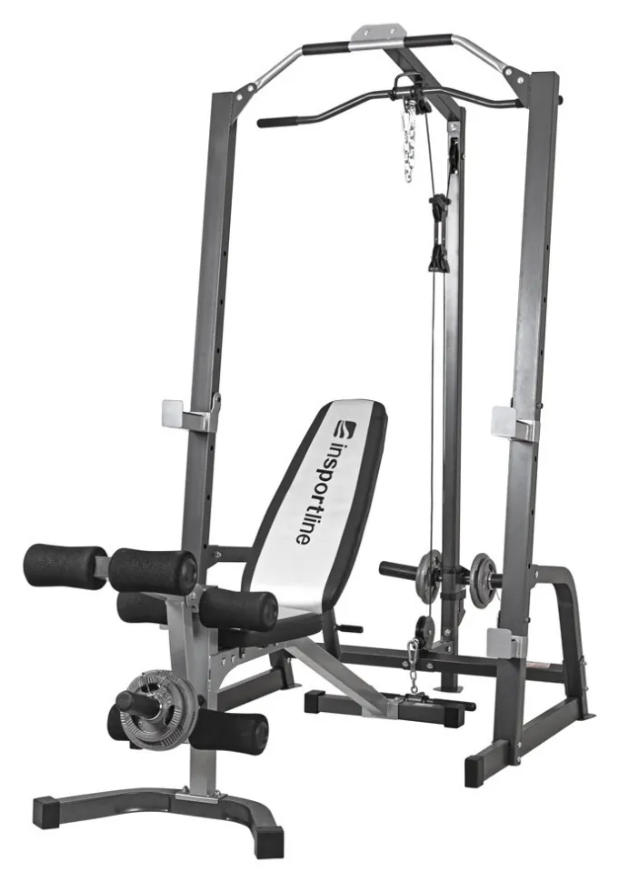 Багатофункціональний атлас з лавкою для тренувань inSPORTline Power Rack PW60