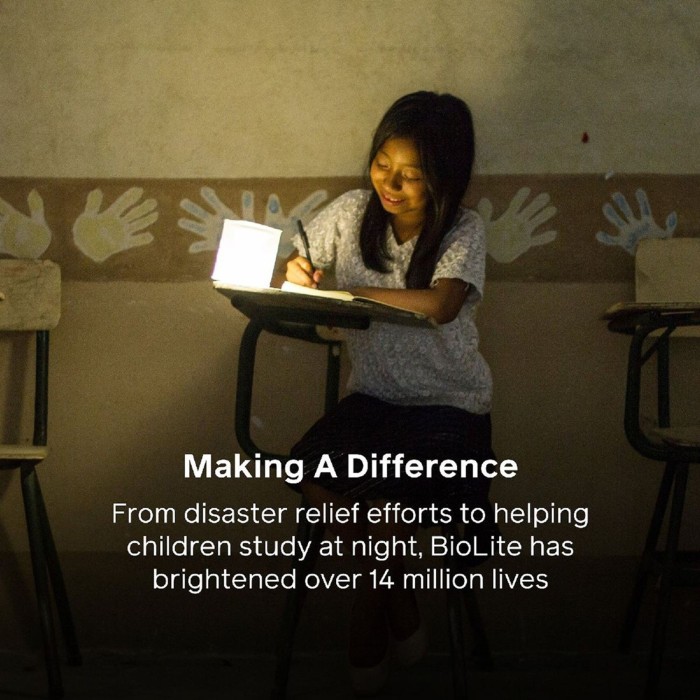 Портативний ліхтар Biolite Solar FlexLight