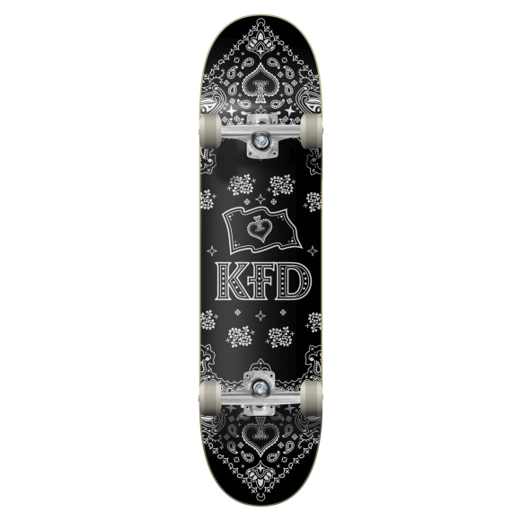 Скейтборд KFD Bandana Complete Skateboard 8" - Black
