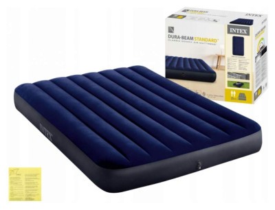 Матрац надувний Intex 64758 191x137x25 см, синій