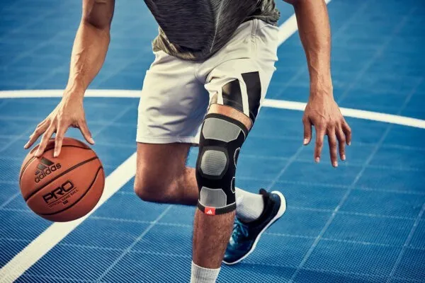 Наколінник Adidas Innwell L, чорно-сірі