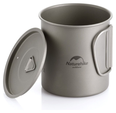 Кружка титанова з ручкою 300 мл Naturehike NH20CJ005