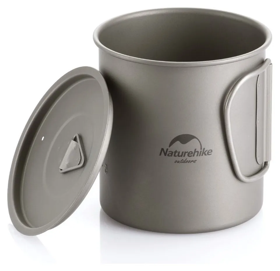 Кружка титанова з ручкою Naturehike NH20CJ005 300ml (6927595745779)
