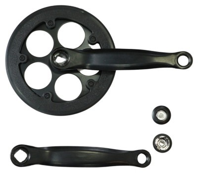 Шатун ST L152мм 32T під квадрат чорний HX HX-E-AM046 с Pl защитой