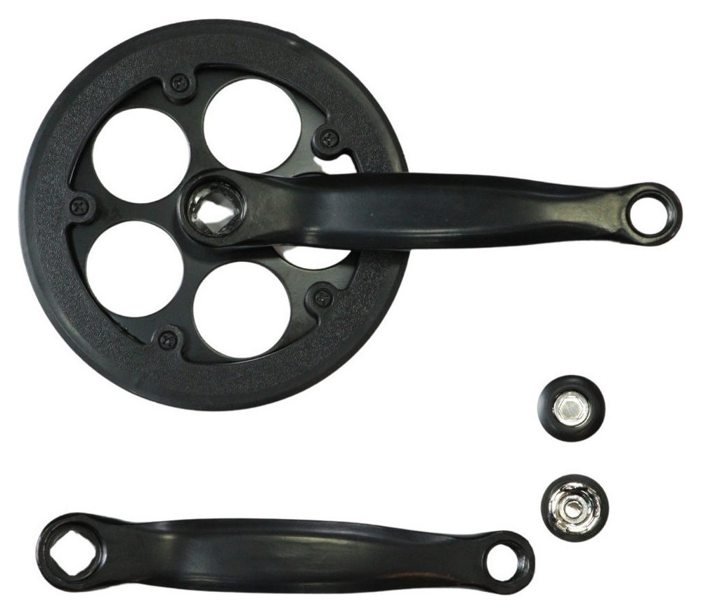 Шатун ST L152мм 32T під квадрат чорний HX HX-E-AM046 с Pl защитой