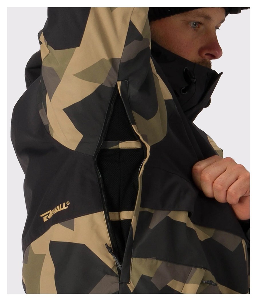 Rehall куртка сноубордична Mann 2026 camo stone L, укр, укр