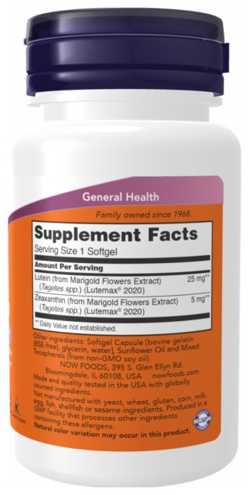 Lutein & Zeazanthin - 60 sgels
