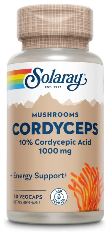 Cordyceps Mushroom Extract 1000mg - 60 vcaps