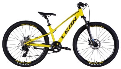 Велосипед AL 26&quot; Leon SUPER JUNIOR DD CS рама-13&quot; жовтий з чорним 2025