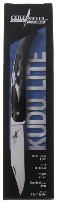 Ніж складаний Cold Steel Kudu Lite (blister), Black