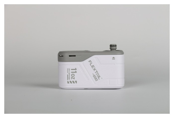 Душ портативний з насосом на акумуляторі Flextail Max Shower із чохлом, білий