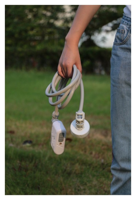 Душ портативний з насосом на акумуляторі Flextail Max Shower із чохлом, білий, укр, укр