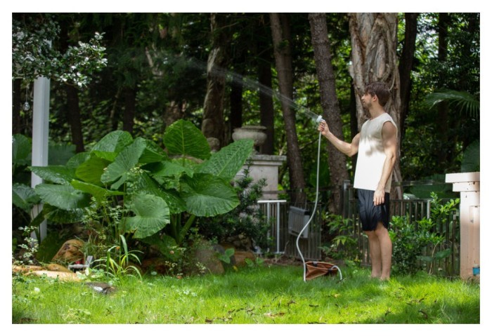 Душ портативний з насосом на акумуляторі Flextail Max Shower із чохлом, білий, укр, укр