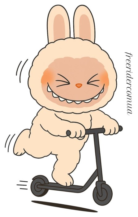 LaBuBu Go fRider наліпка (стікер)