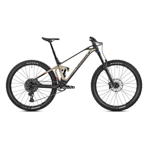 Велосипед MONDRAKER SUPER FOXY CARBON R 29&quot; T-M, Carbon / Desert Grey / Orange (2023/2024) — 