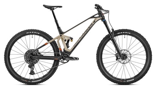 Велосипед MONDRAKER SUPER FOXY CARBON R 29" TM, Carbon / Desert Grey / Orange (2023/2024) — 