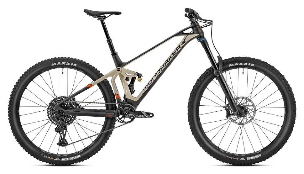 Велосипед MONDRAKER SUPER FOXY CARBON R 29" T-M, Carbon / Desert Grey / Orange (2023/2024) (10.23142)