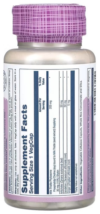 Milk Thistle Phytosome 200mg - 60 vcaps
