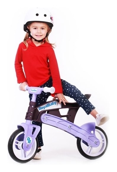 Беговел Real Baby, коричнево-фіолетовий, укр, укр