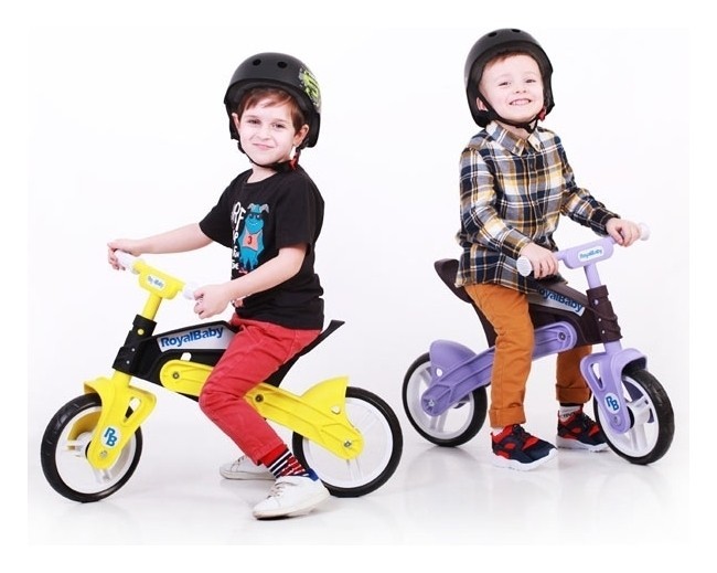 Беговел Real Baby, коричнево-фіолетовий, укр, укр