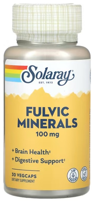 Fulvic Minerals 100mg - 30 vcaps
