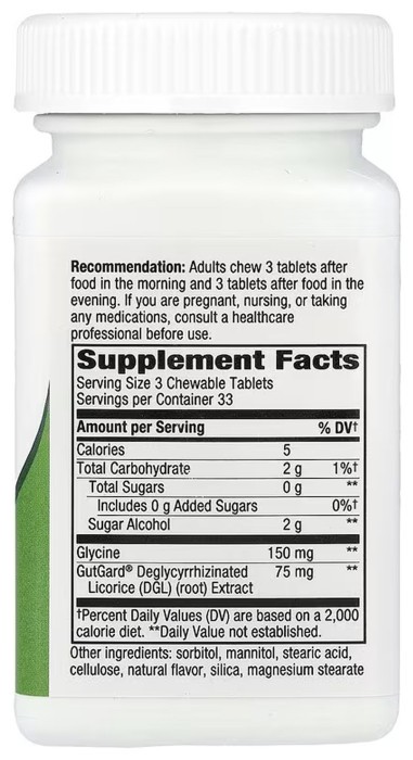 DGL (Sugar Free) - 100 tabs