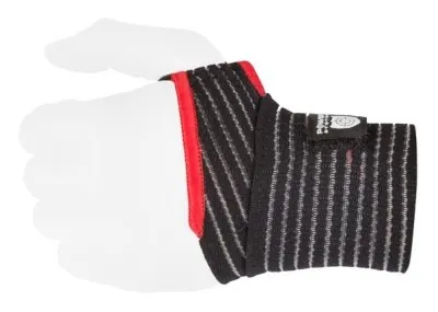 Кісткові бинти Power System PS-6000 Elastic Wrist Support Black/Red (пара)