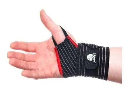 Кісткові бинти Power System PS-6000 Elastic Wrist Support Black/Red (пара)