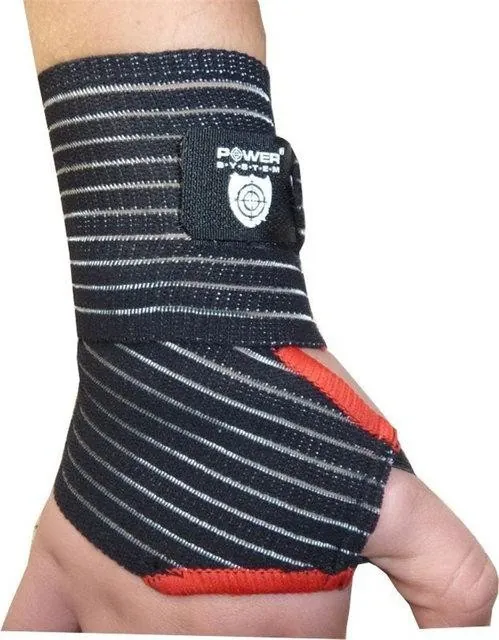 Кісткові бинти Power System PS-6000 Elastic Wrist Support Black/Red (пара)