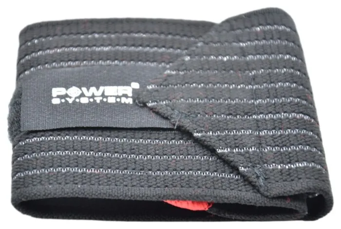 Кісткові бинти Power System PS-6000 Elastic Wrist Support Black/Red (пара)