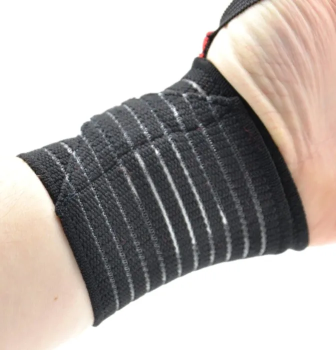 Кісткові бинти Power System PS-6000 Elastic Wrist Support Black/Red (пара)