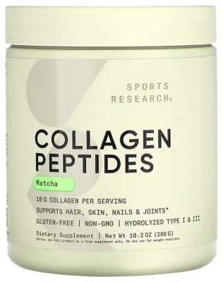 Collagen Peptides Organic Matcha - 288g Green Tea