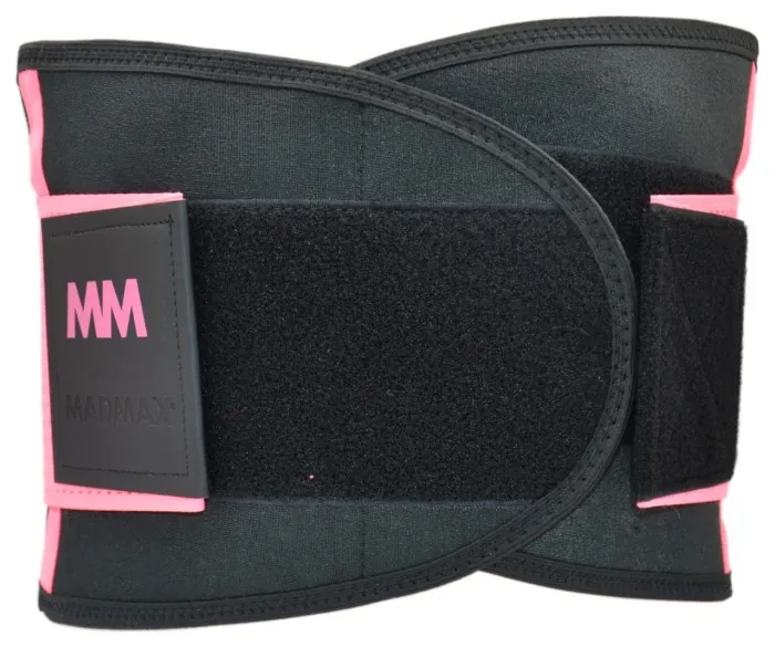 Пояс компрессійний MadMax MFA-277 Slimming belt Black/neon pink S