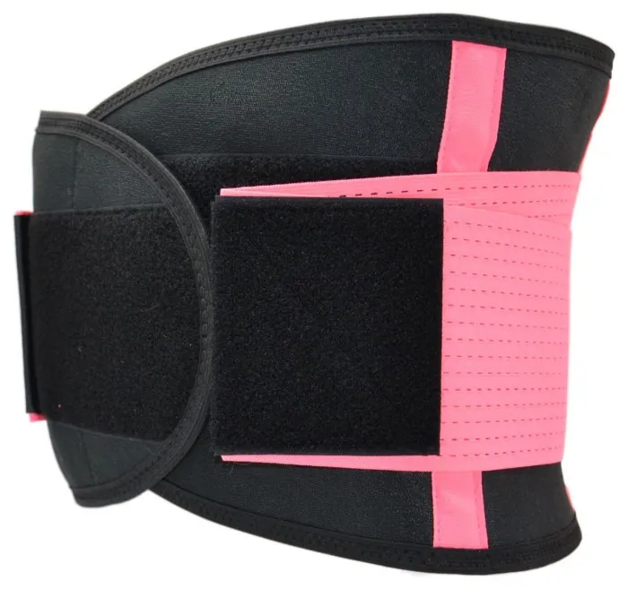 Пояс компрессійний MadMax MFA-277 Slimming belt Black/neon pink S