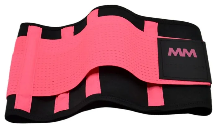 Пояс компрессійний MadMax MFA-277 Slimming belt Black/neon pink S