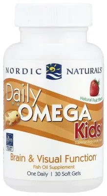 Daily Omega Kids - 30 softgels Natural Fruit (Пошкоджена банка)