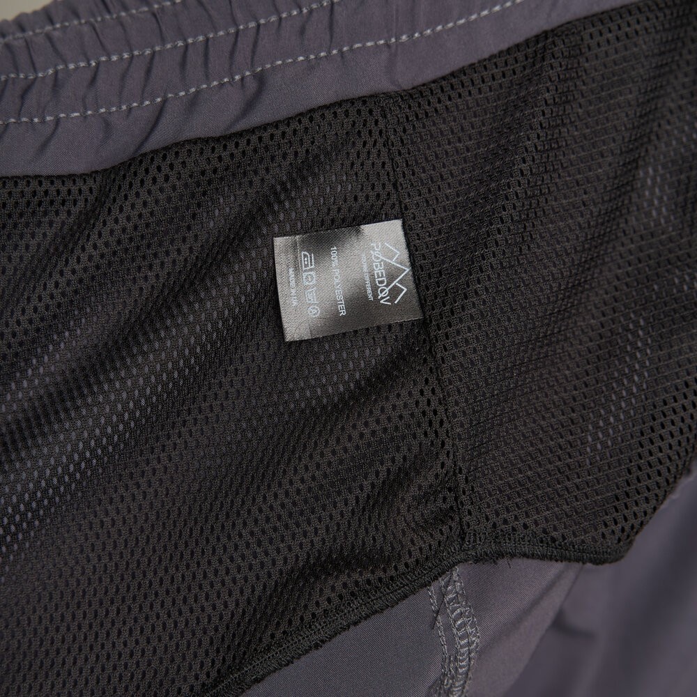 Плавальні шорти чоловічі темно-сірі Pobedov Pool day