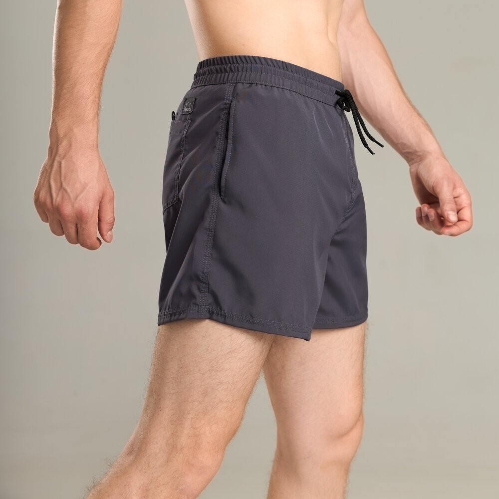 Плавальні шорти чоловічі темно-сірі Pobedov Pool day, укр, укр