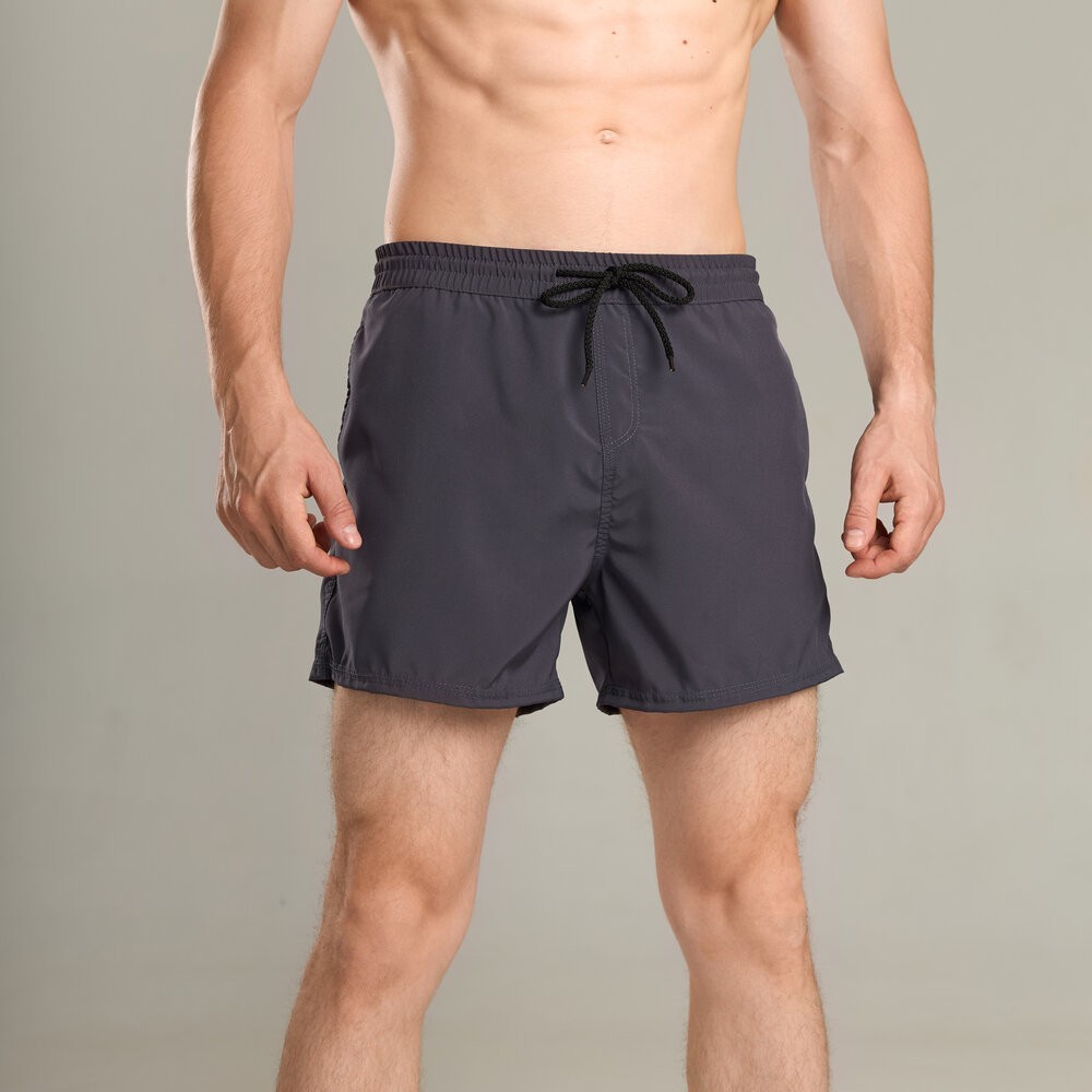 Плавальні шорти чоловічі темно-сірі Pobedov Pool day, укр, укр