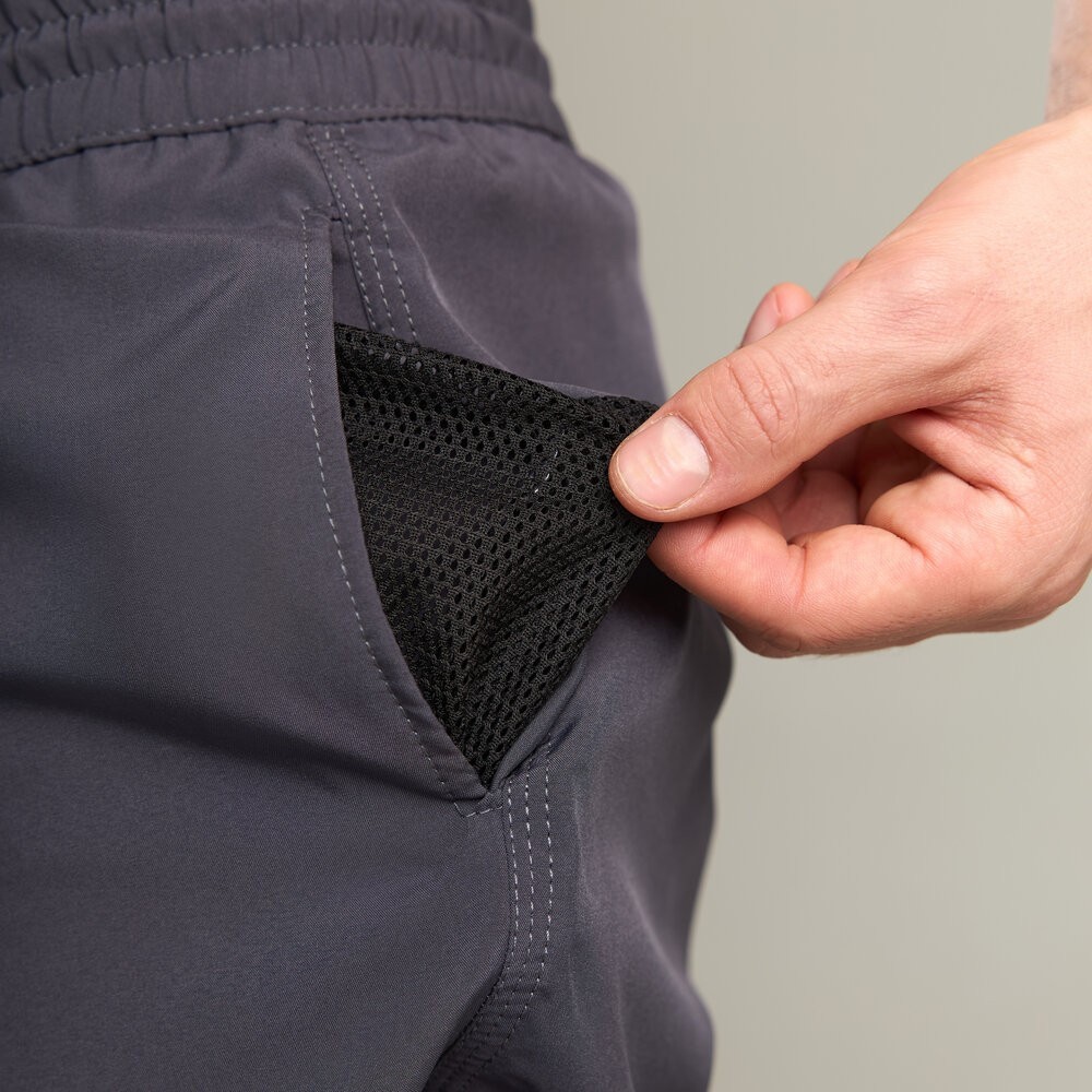 Плавальні шорти чоловічі темно-сірі Pobedov Pool day, укр, укр