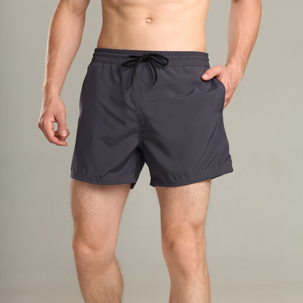 Плавальні шорти чоловічі темно-сірі Pobedov Pool day, укр, укр