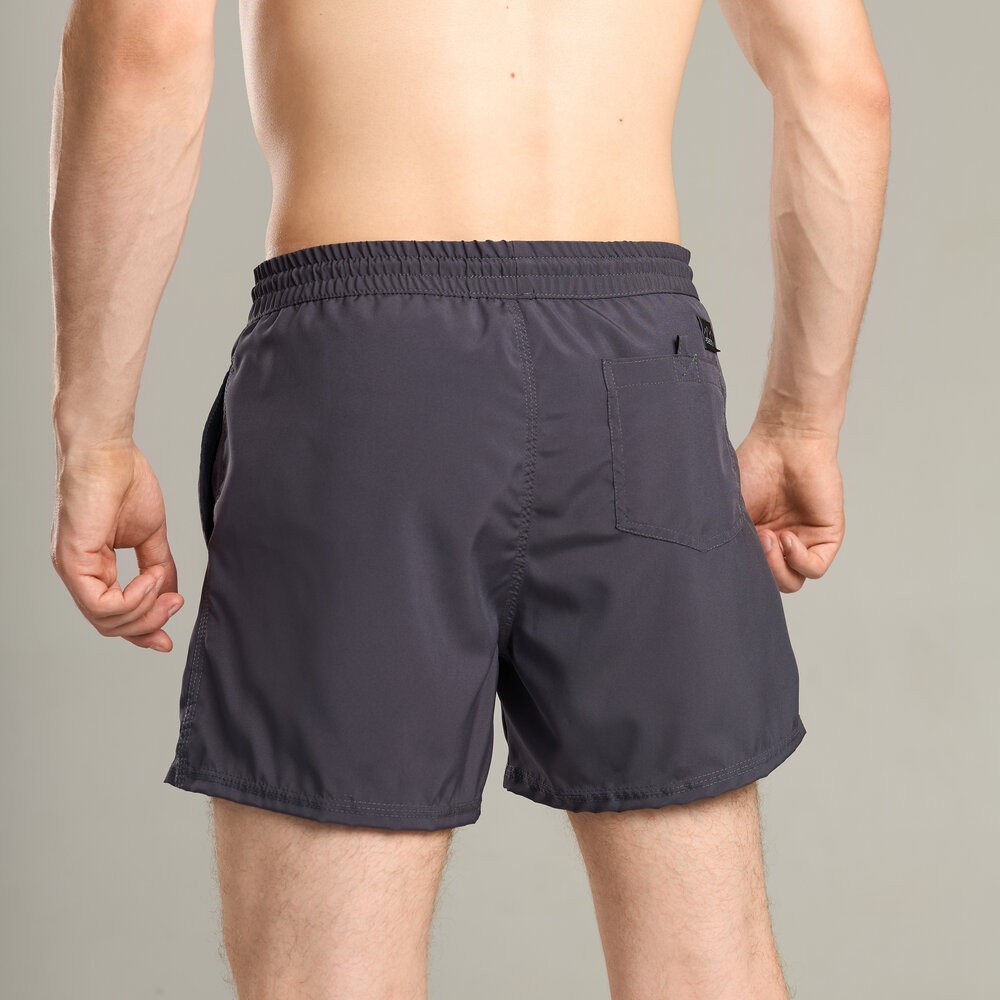 Плавальні шорти чоловічі темно-сірі Pobedov Pool day, укр, укр