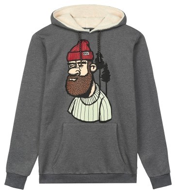 Толстовка жіноча Picture Organic Mopsa Plush Hoody dark grey melange